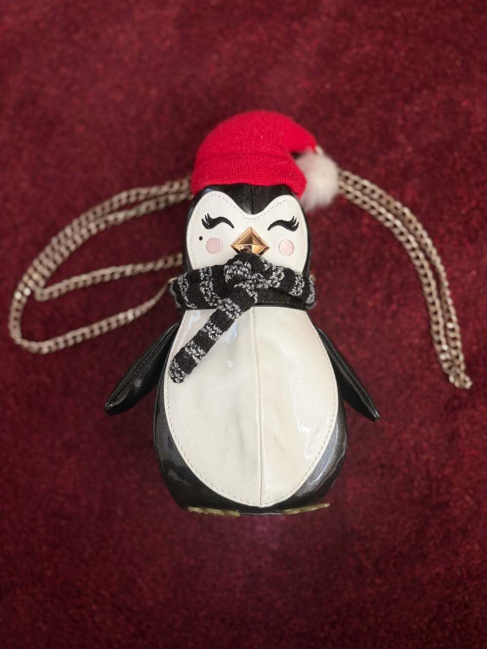 Betsey Johnson Break The Ice Penguin Crossbody Bag